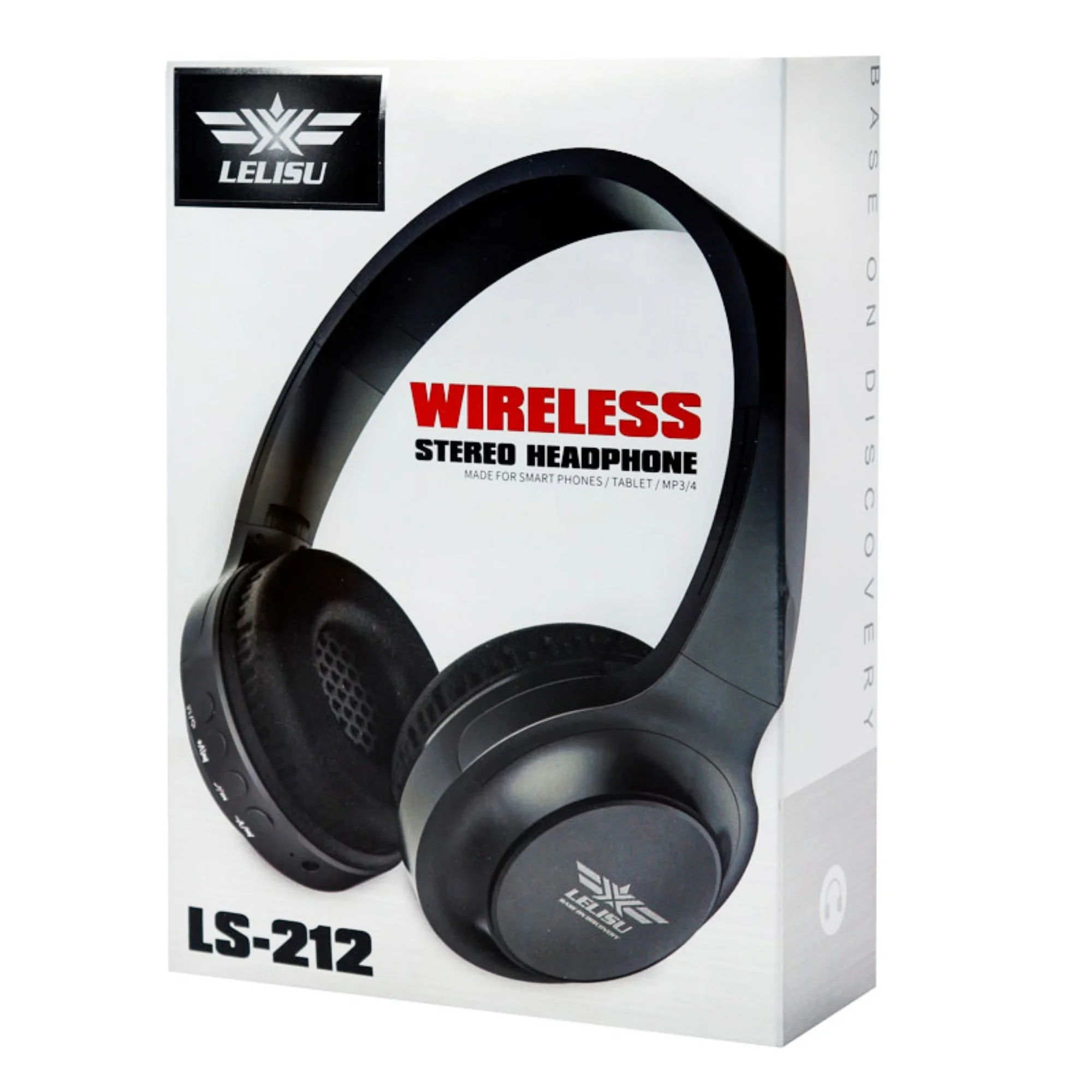 Lelisu LS-212 Wireless Stereo Headphones | Bluetooth Headset for Smartphones, Tablets and MP3/MP4