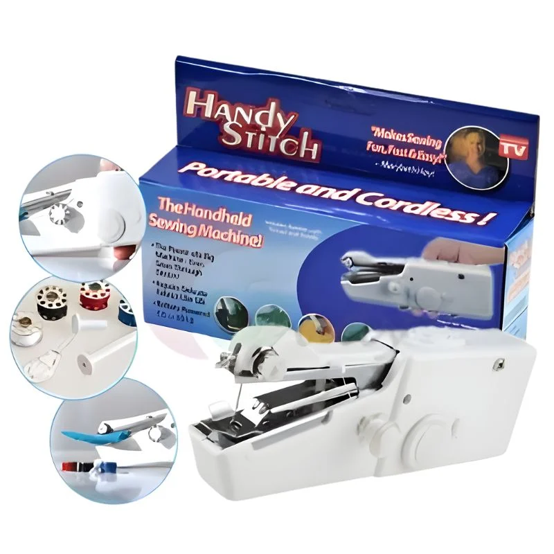 Handy Stitch Portable Cordless Sewing Machine | Quick Fabric Repairs and Easy Stitching Tool