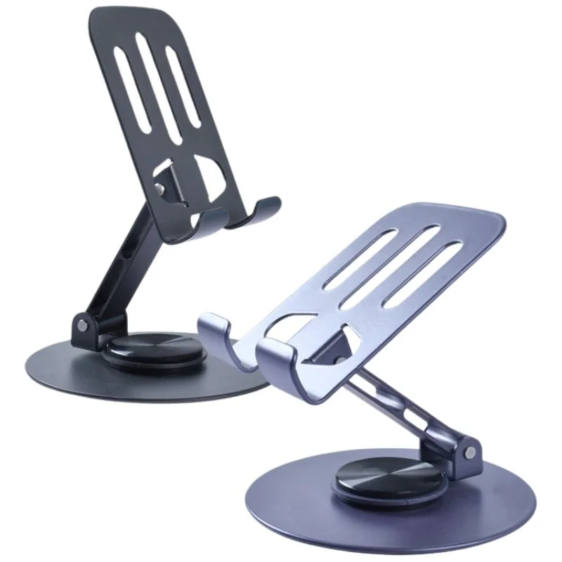 Multi-Angle 360° Rotating Metal Phone and Tablet Stand | Foldable, Universal and Elegant