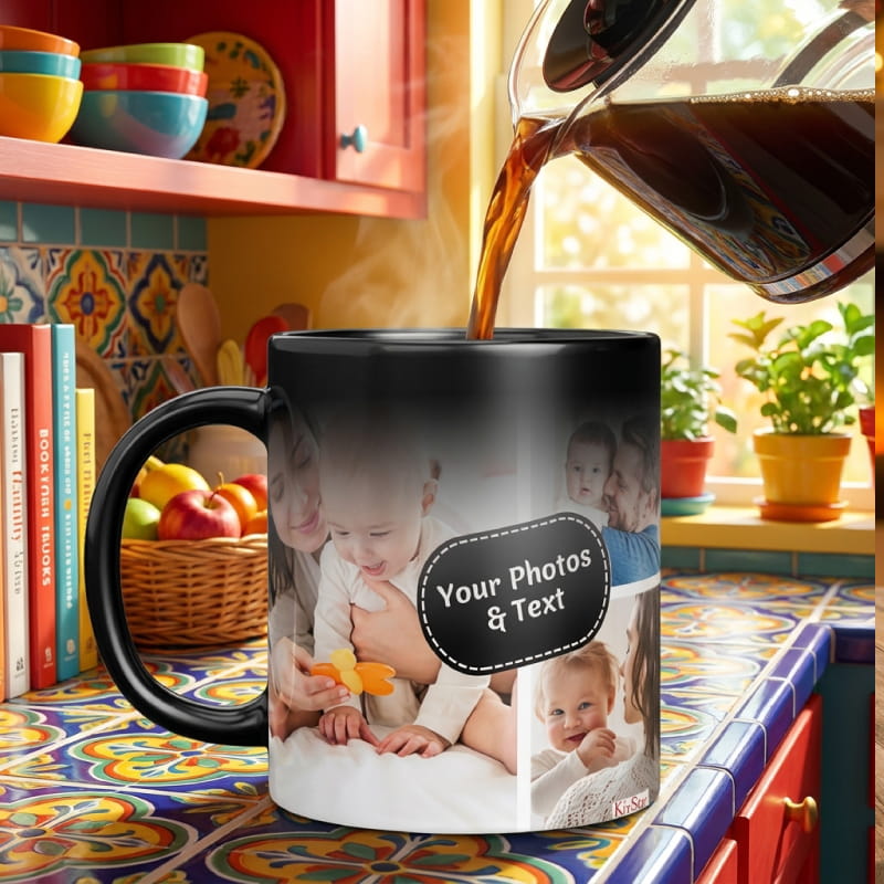Customized Magic Heat Sensitive Mug - Best Gift