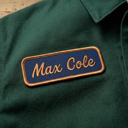 Custom Personalized Name Tag Patches
