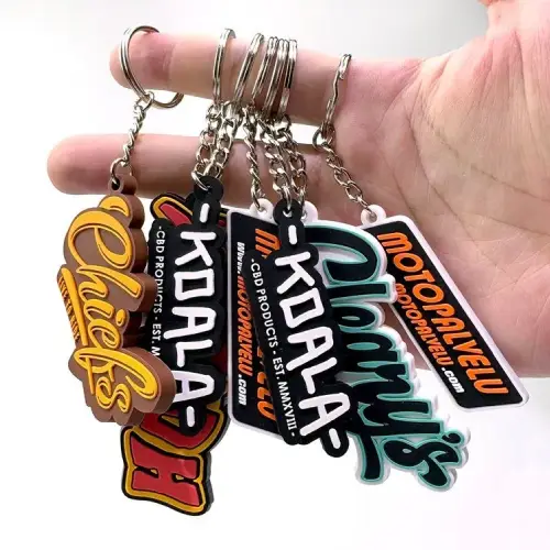 Custom 3D PVC Keychains with Your Brand Logo