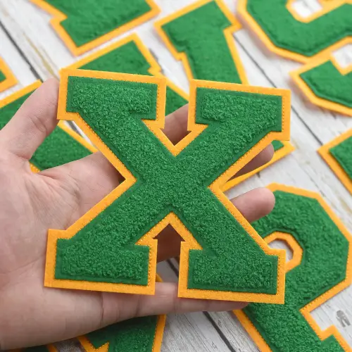 Custom Chenille Letter Patches for Varsity Jackets