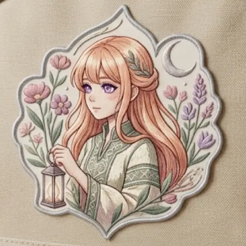 Custom Anime Character Embroidered Patches