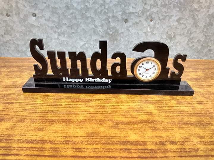 Table Name Clock